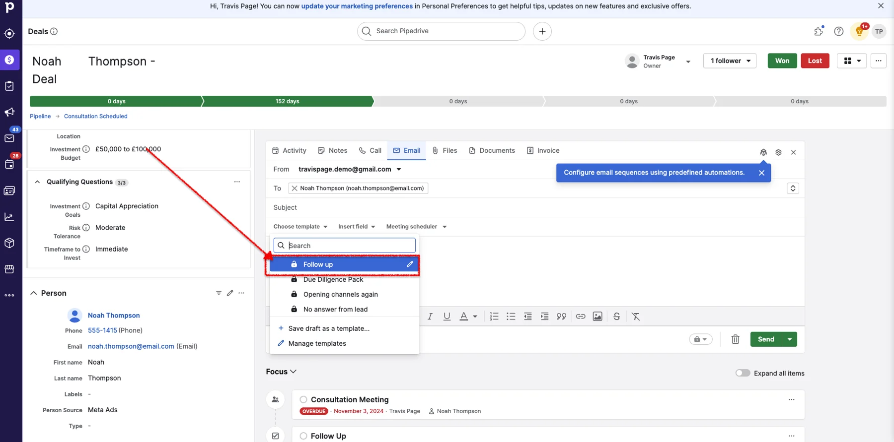 Build Pipedrive around the way you sell. — supporting screenshot