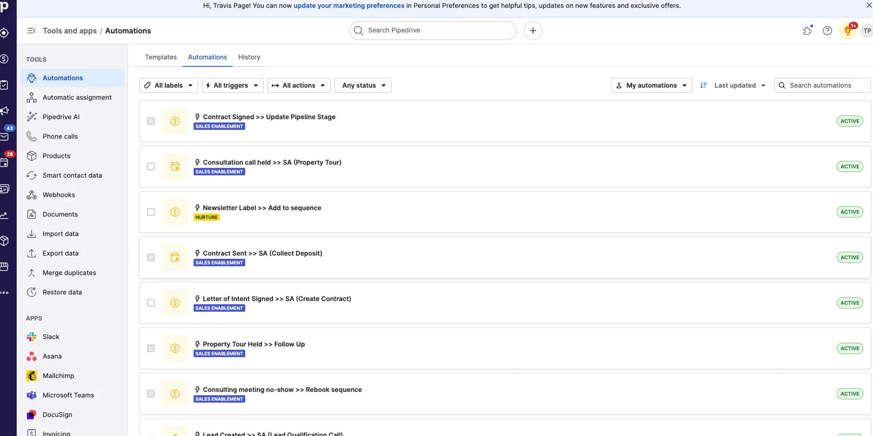Build Pipedrive around the way you sell. — supporting screenshot