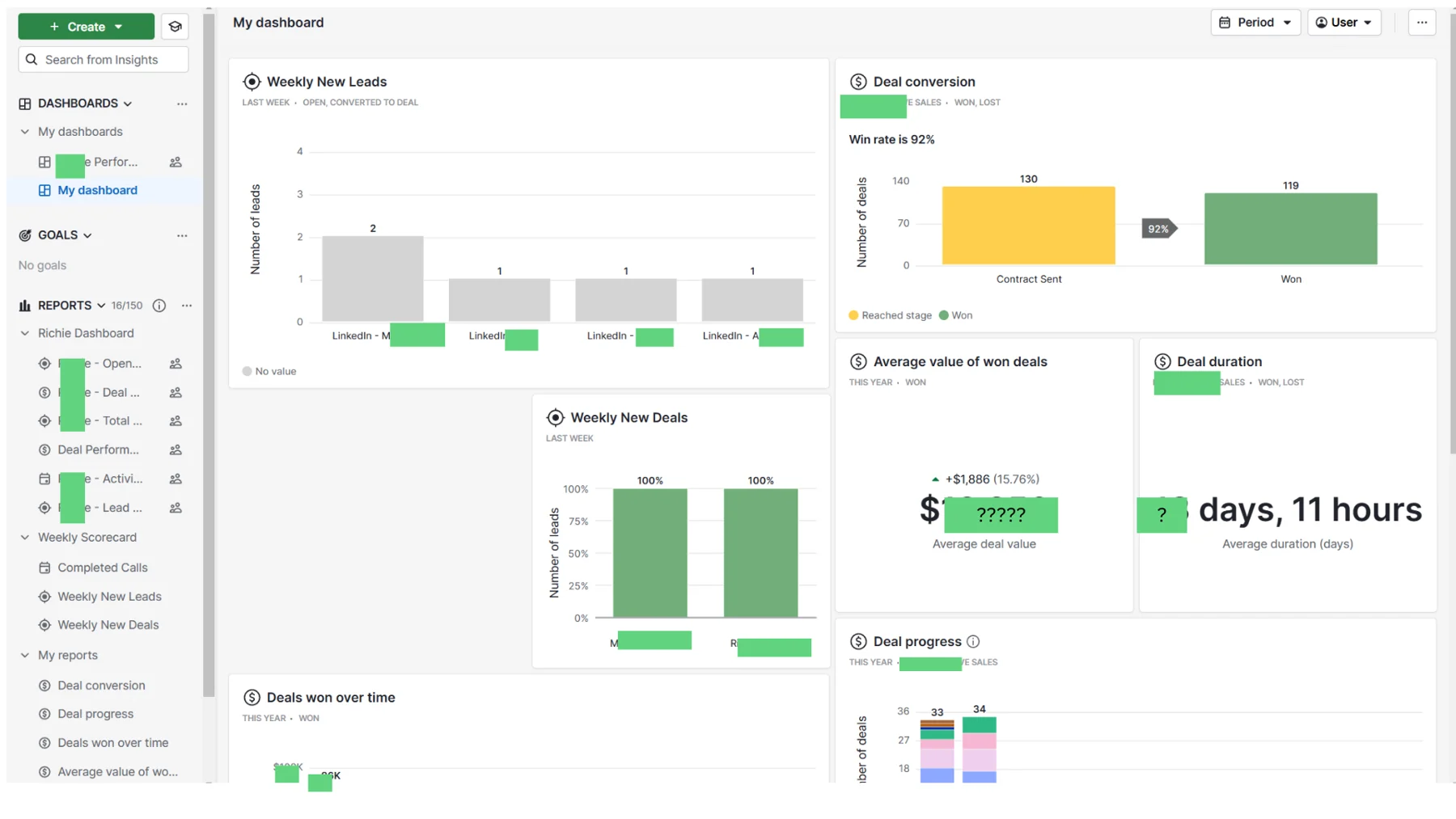 See what your sales team needs to see. — supporting screenshot